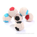 Canvas football with catnip cat accessories toy